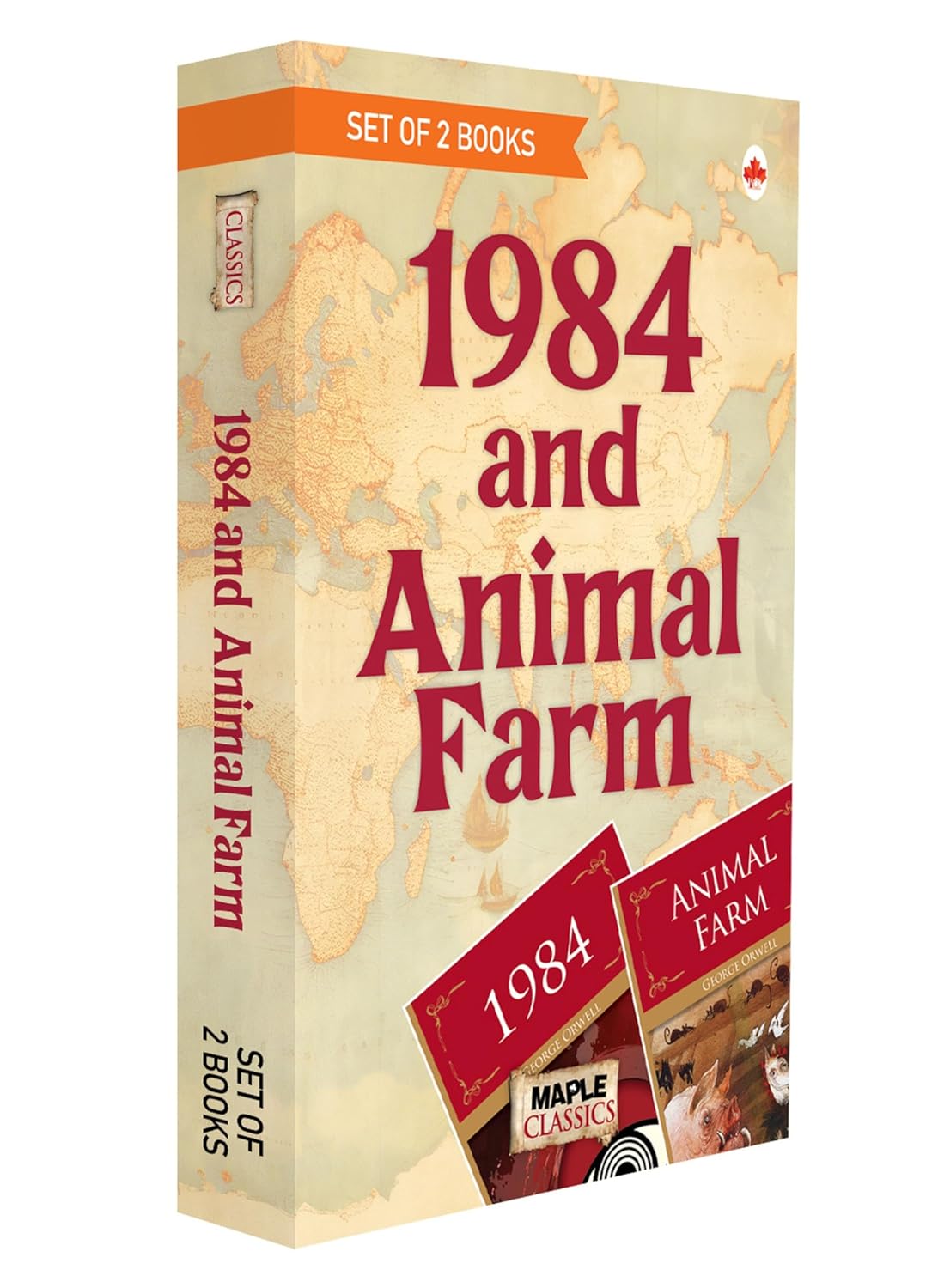 1984, Animal Farm (Set of 2 Books) [Paperback] George Orwell Paperback